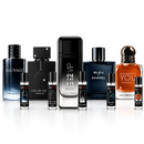 Kit Mais Vendidos Masculino – 212 VIP Black + Stronger With You Intensely + Club de Nuit Intense Man + Sauvage EDP + Bleu de Chanel