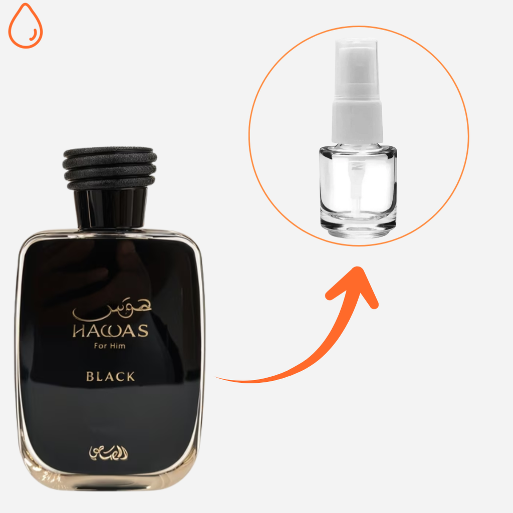 Decant Hawas Black Rasasi